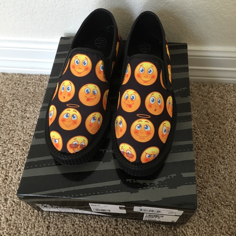Brand new with box Emojis sneakers